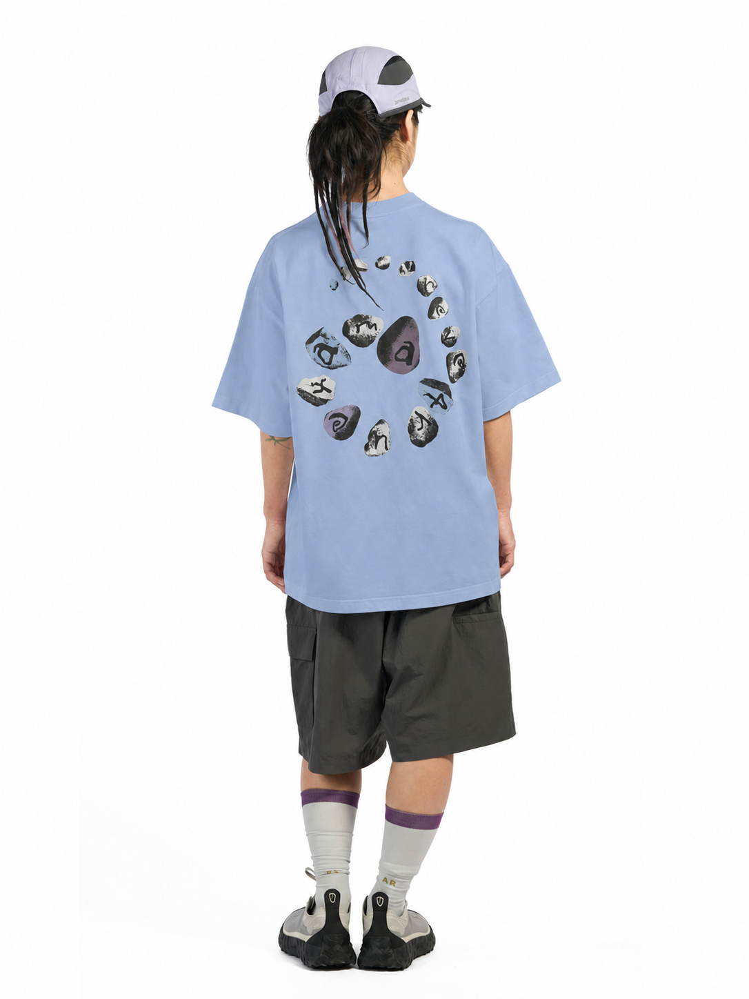 Spiral Stone T-shirt - Blue