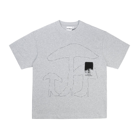 High Heel Mushroom T-shirt - Grey