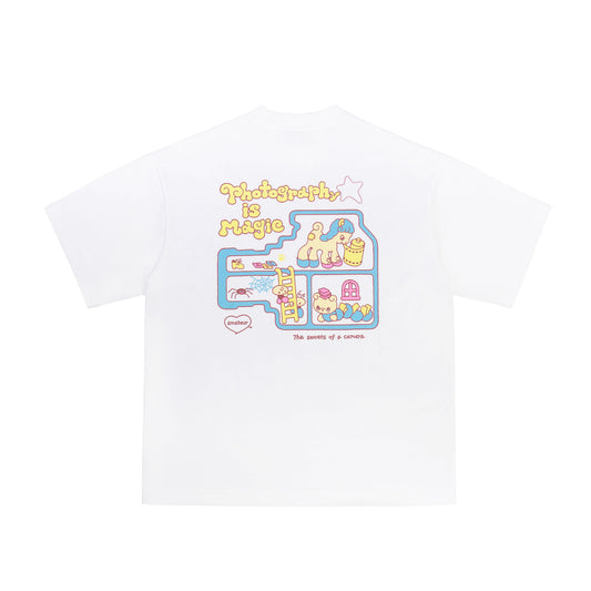 ancco Photography is Magic Short Sleeve T-shirt - White