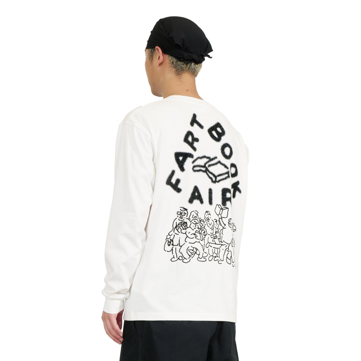 Art Book Fair Long Sleeve-White