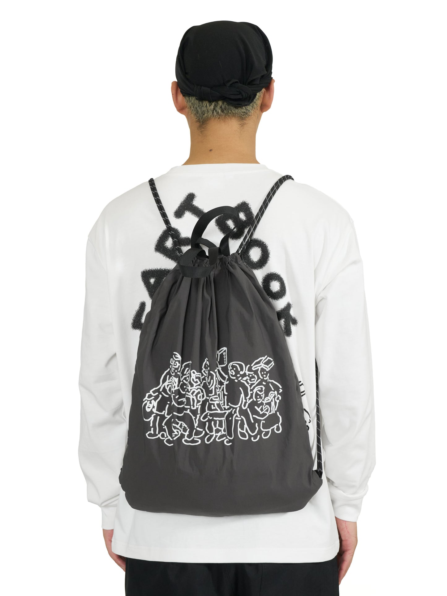 Art Book Fair Knapsack-Grey