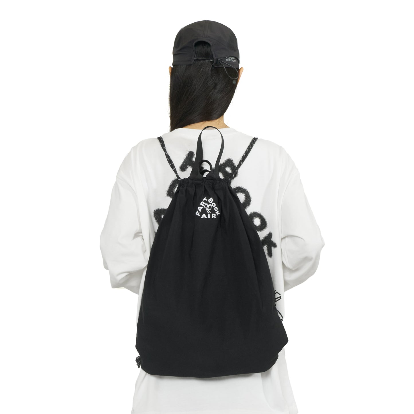 Art Book Fair Knapsack-Black