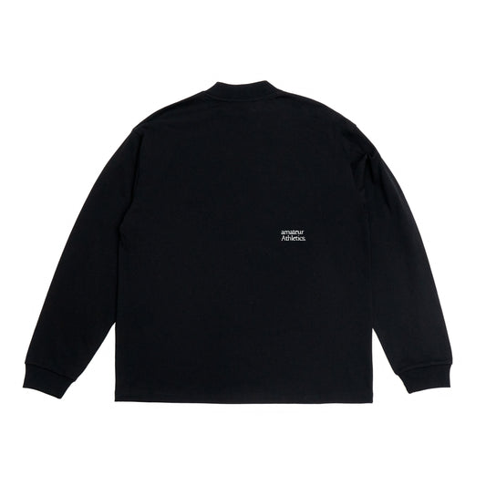 amateur Photographer Stand Collar Long Sleeve - Black