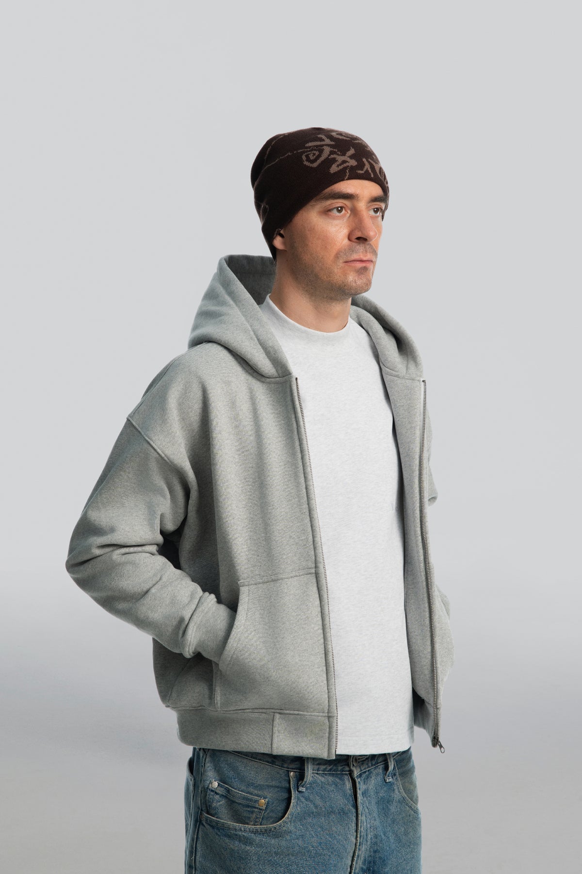 Boy Photographer Fleece-Lined Hoodie Jacket