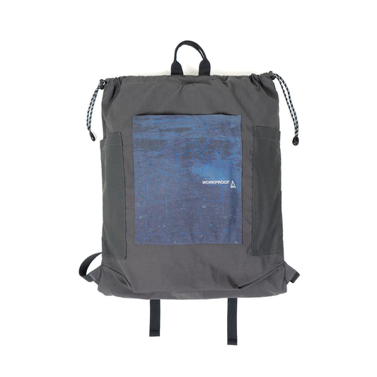 Same Paper x Han Gao Nylon Backpack Dark Grey