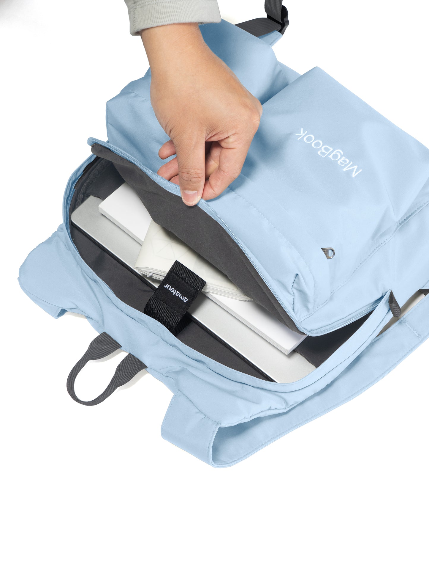 MagBook Nylon Backpack Mini - Ice Water Blue