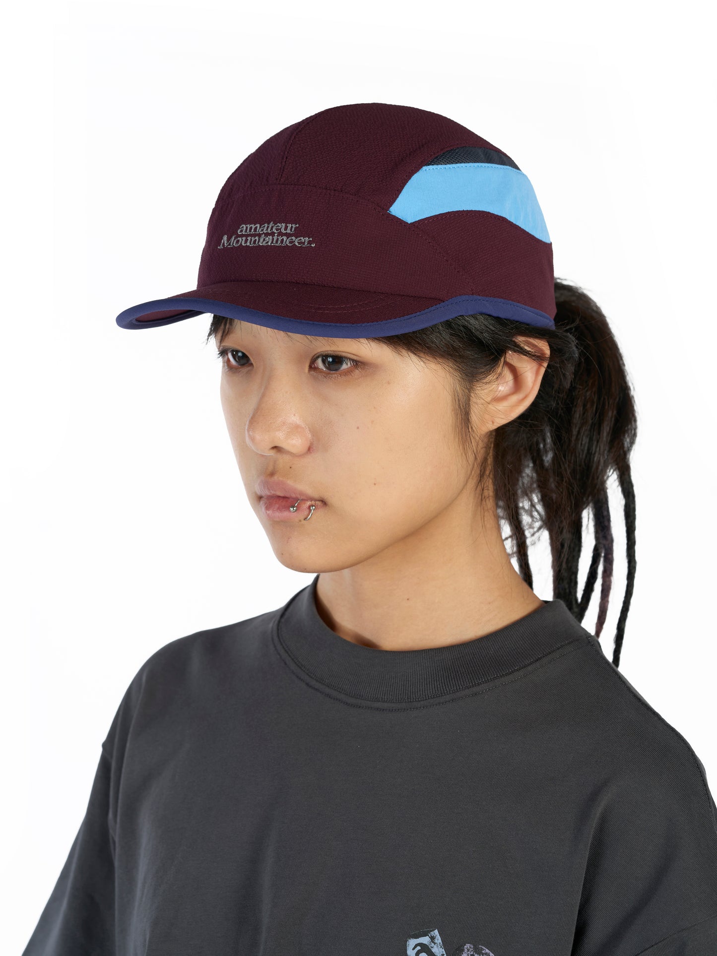 amateur mountaineer Fold Hat - Burgundy