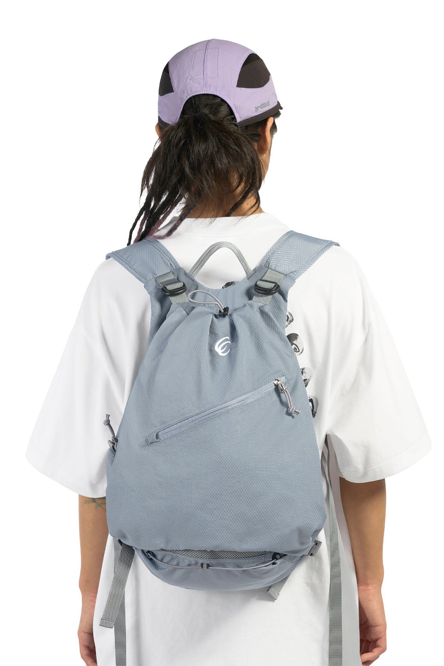 CC Raincoat Nylon Backpack - Blue