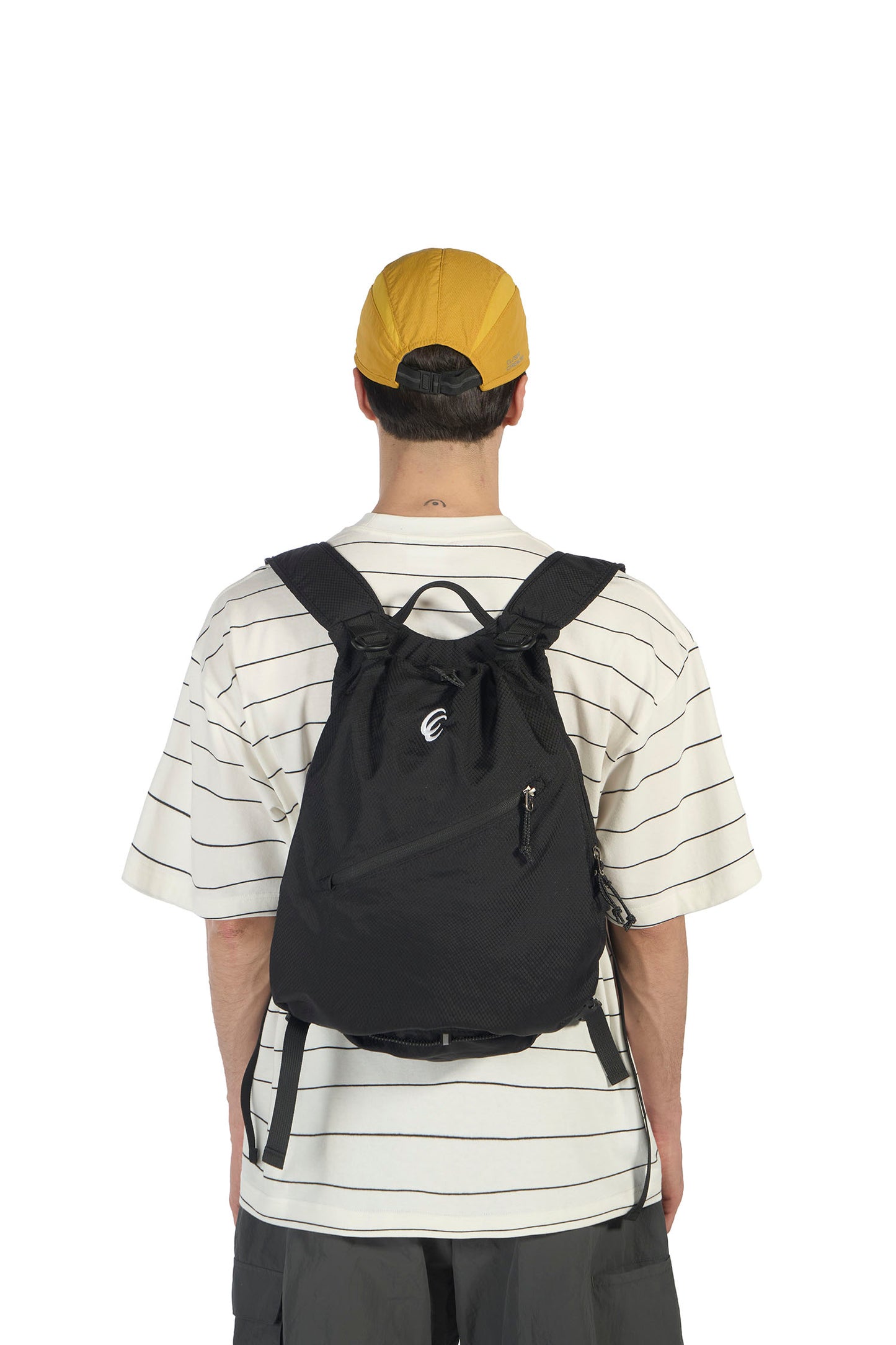 CC Raincoat Nylon Backpack - Black