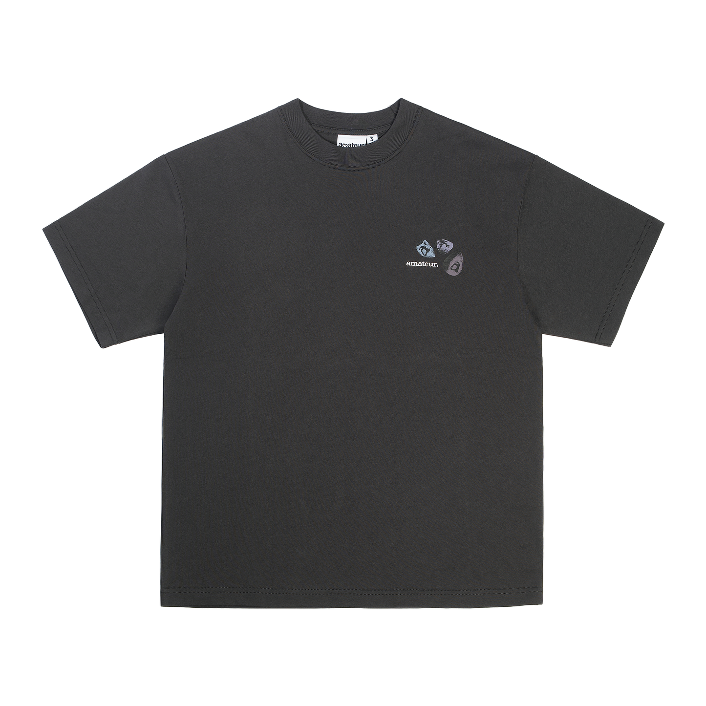 Spiral Stone T-shirt  - Charcoal