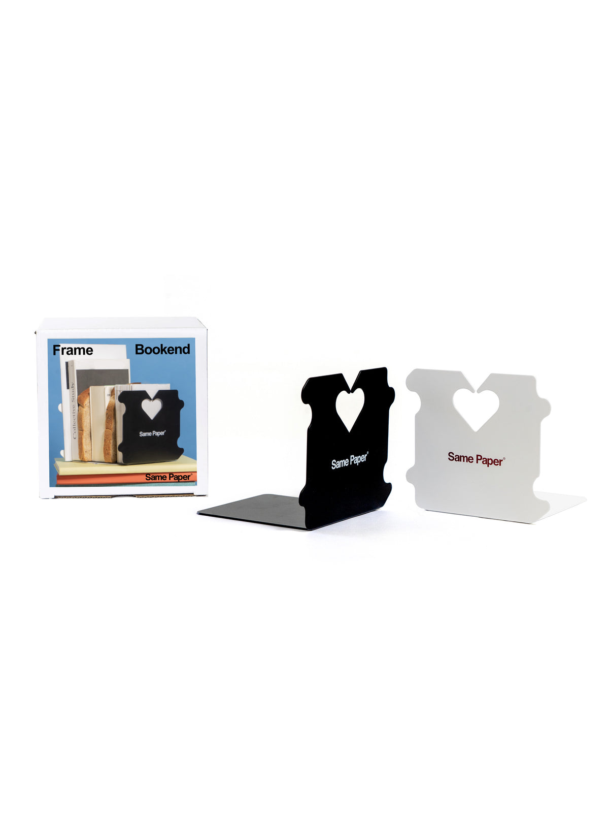 amateur Steel Bread Clip Bookend Set