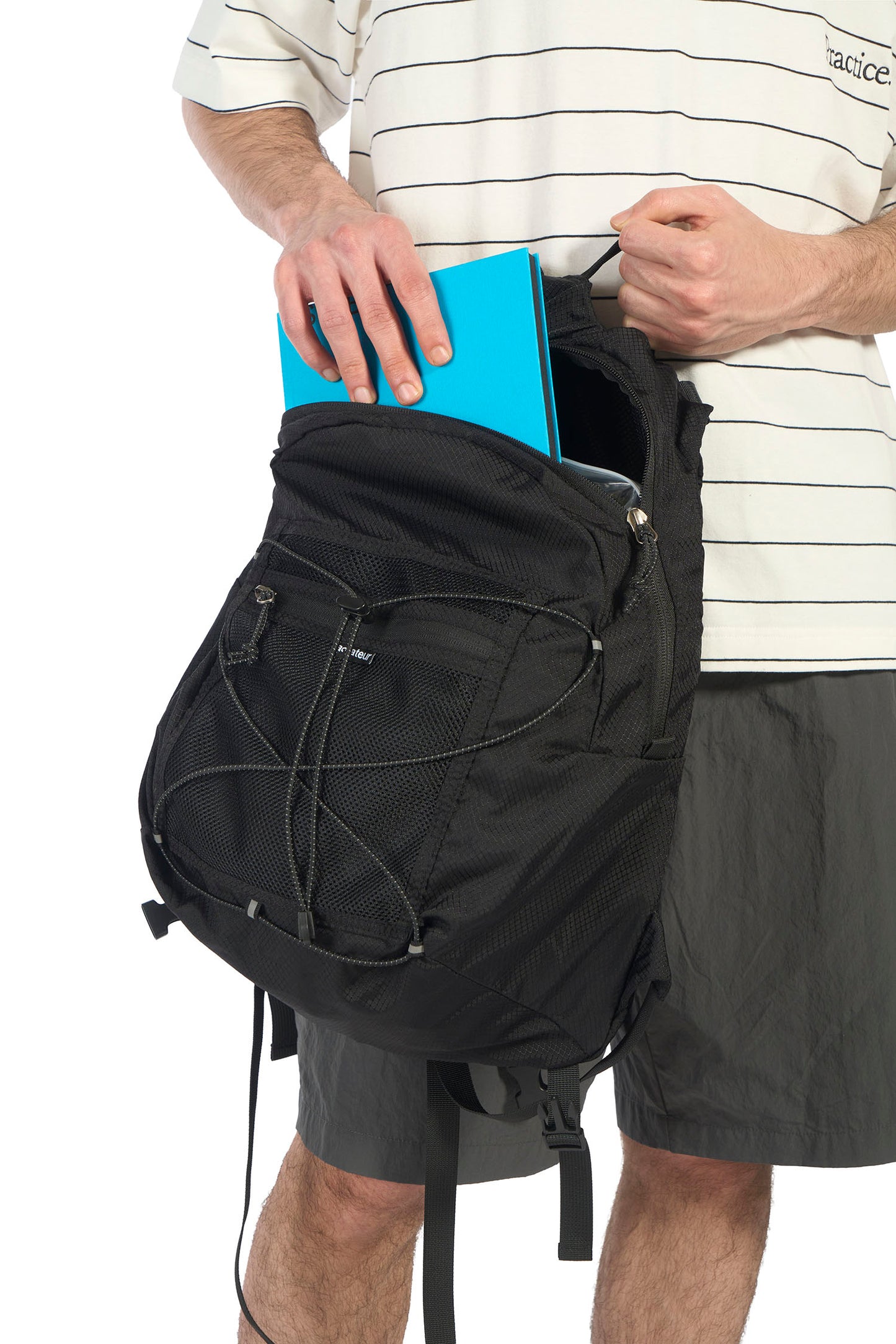 CC Raincoat Nylon Backpack - Black