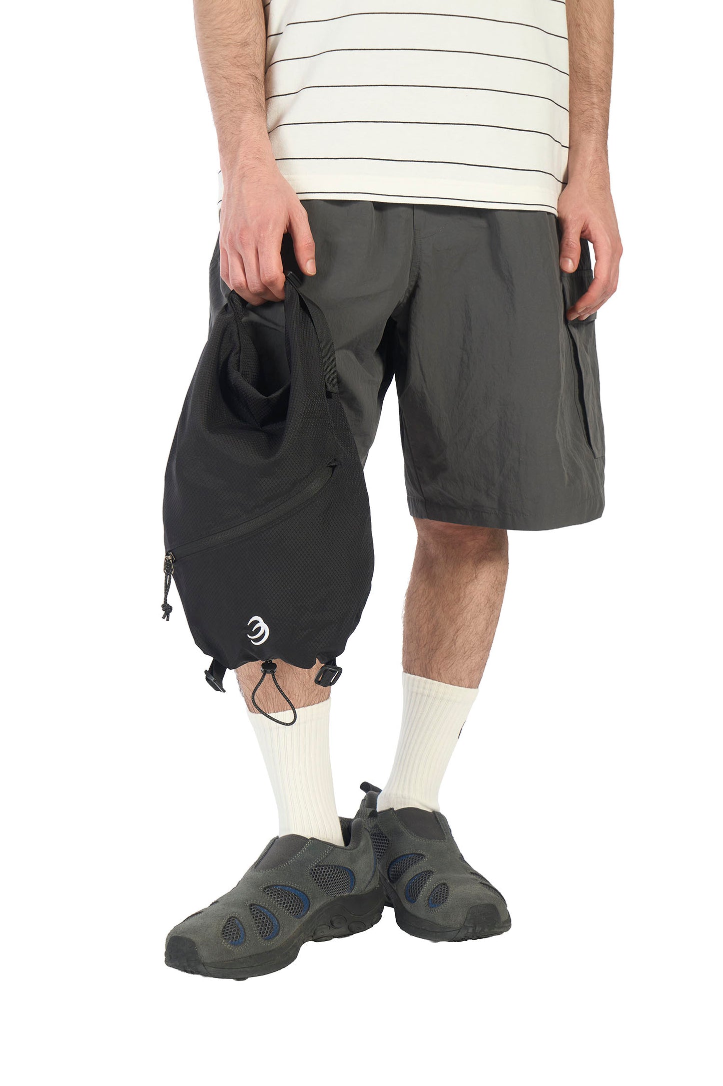 CC Raincoat Nylon Backpack - Black