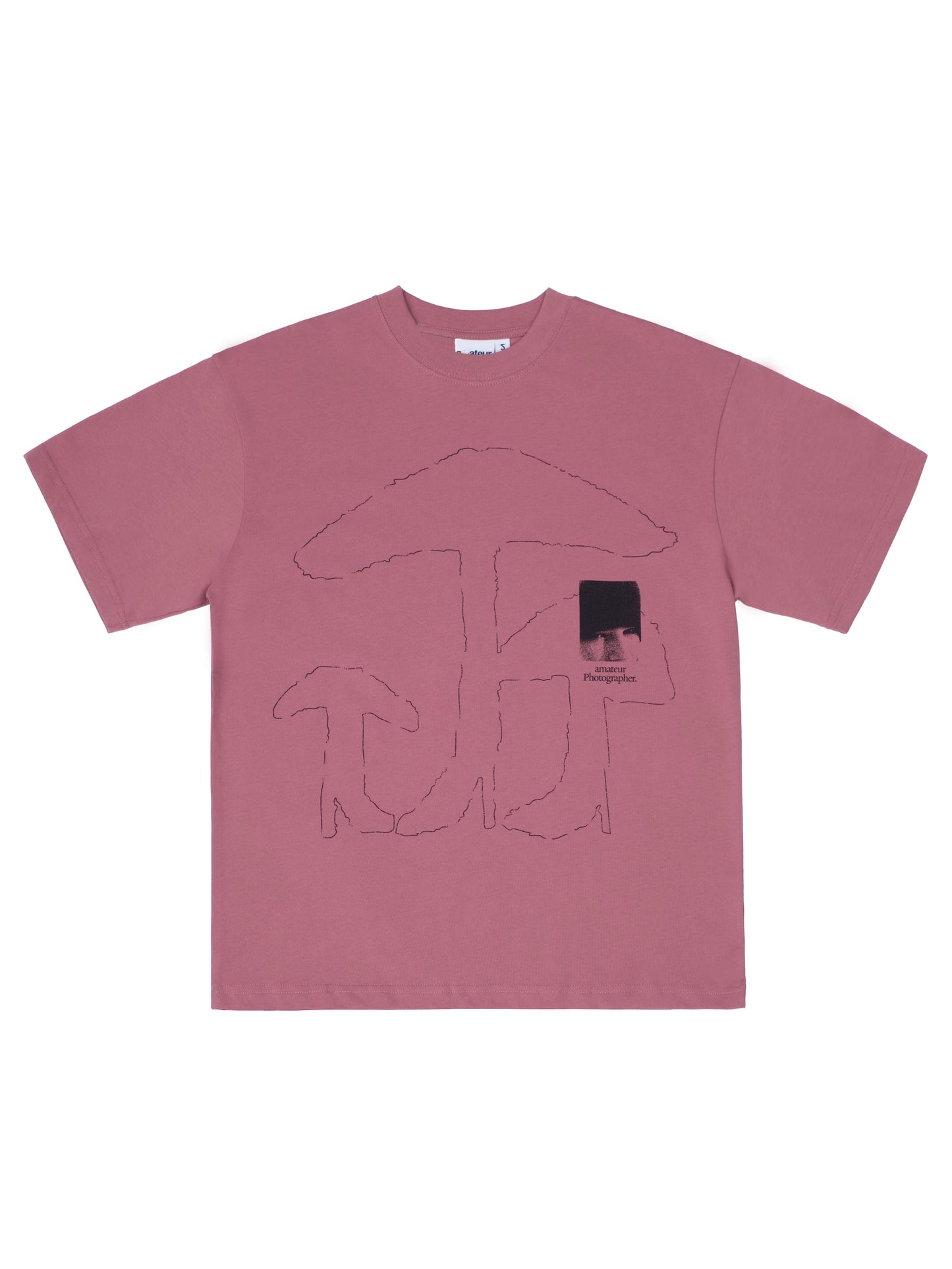 High Heel Mushroom T-shirt  - Magenta