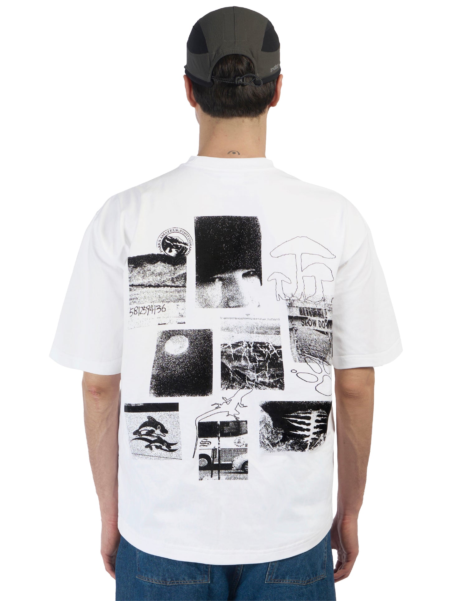 High Heel Mushroom T-shirt  - White