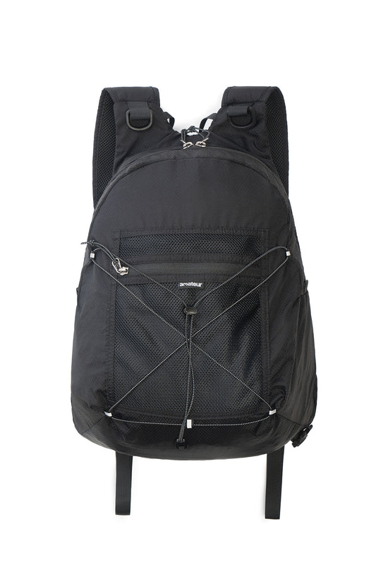 CC Raincoat Nylon Backpack - Black