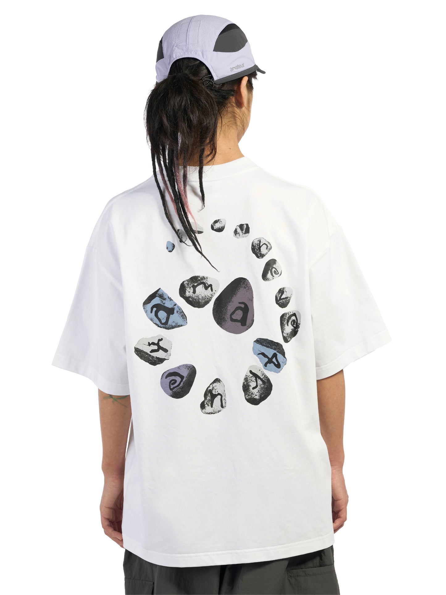 Spiral Stone T-shirt  - White