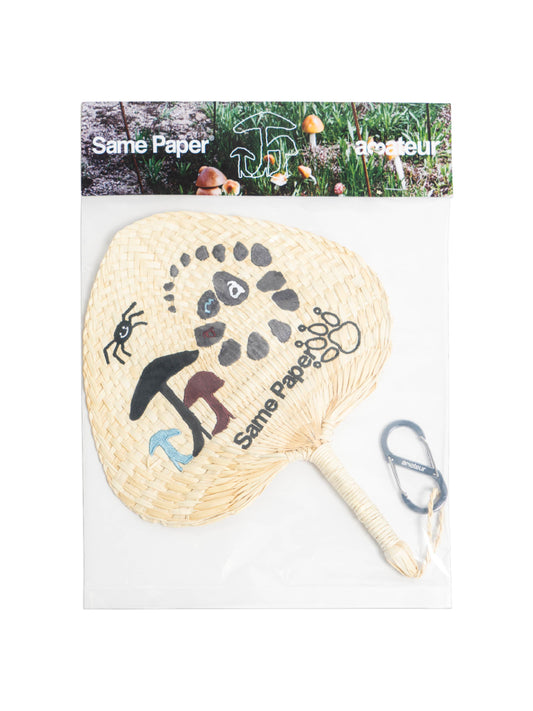 Embroidered Handcrafted Palm Leaf Fan