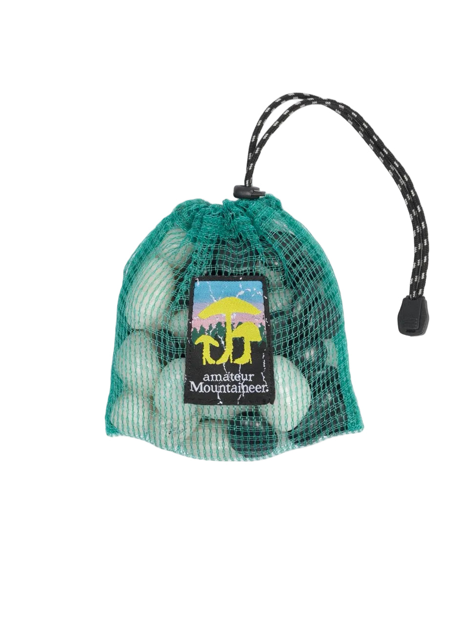 Drawstring Mini Pebble Fishnet Bag