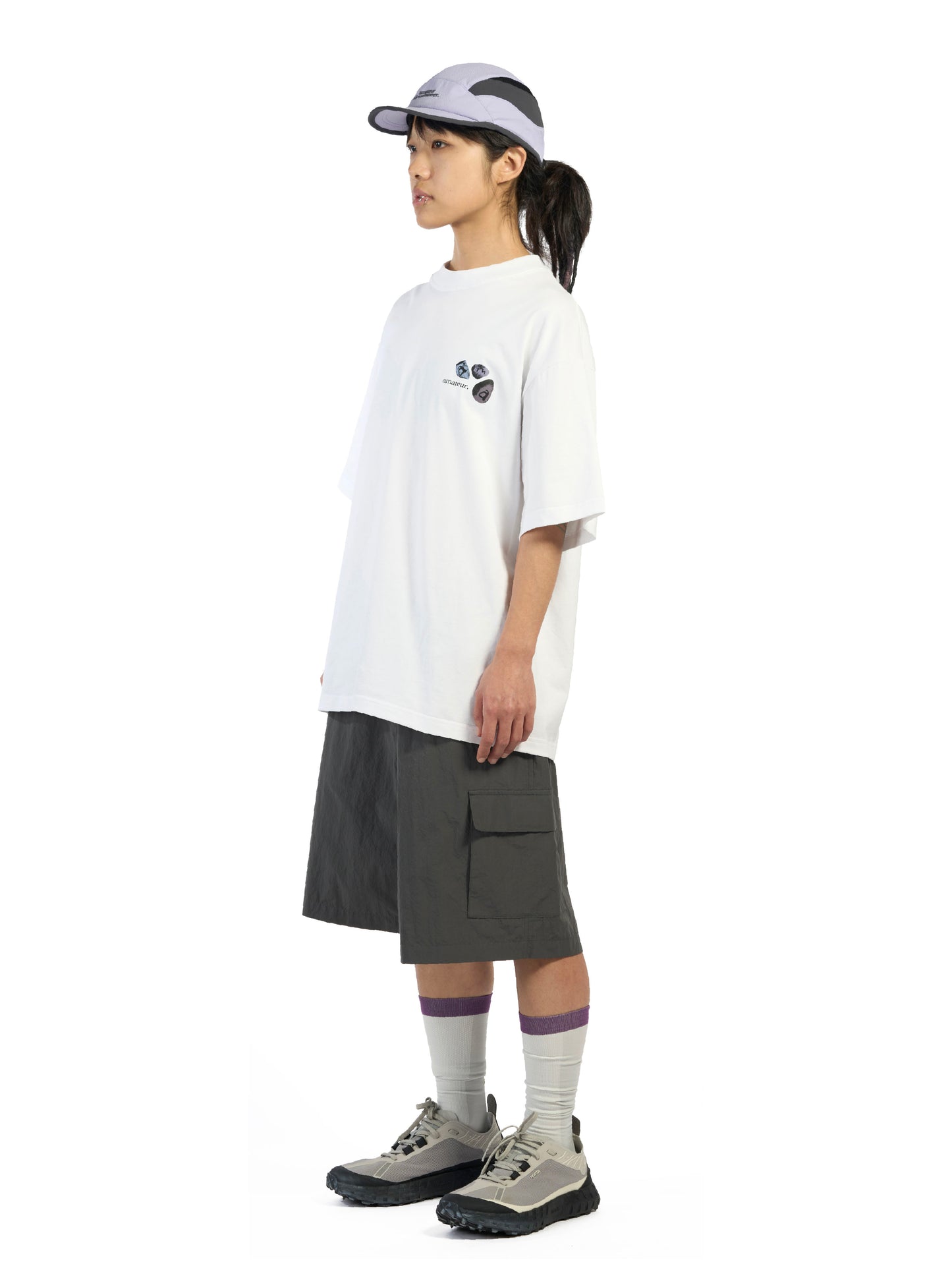 Spiral Stone T-shirt  - White