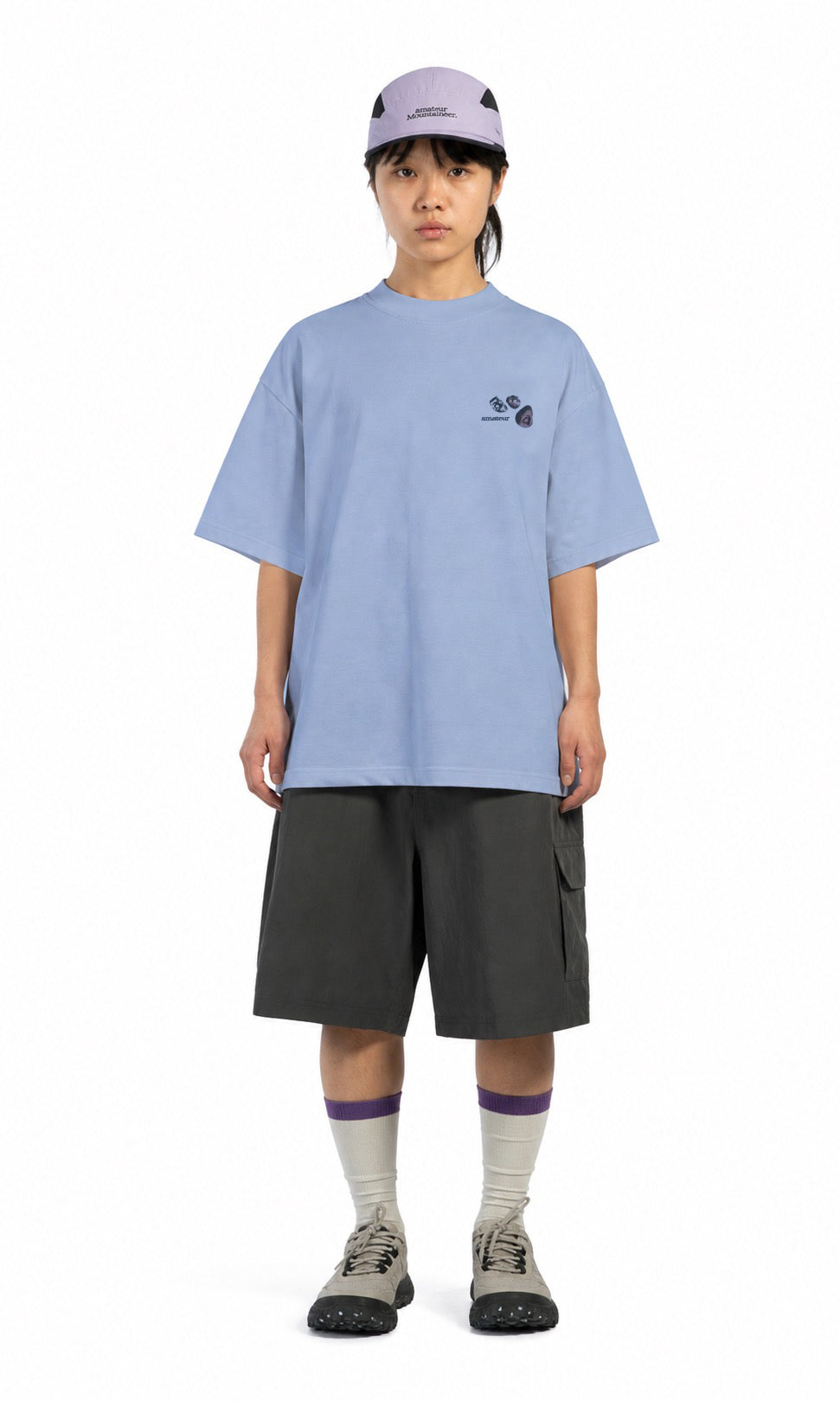 Spiral Stone T-shirt  - Blue