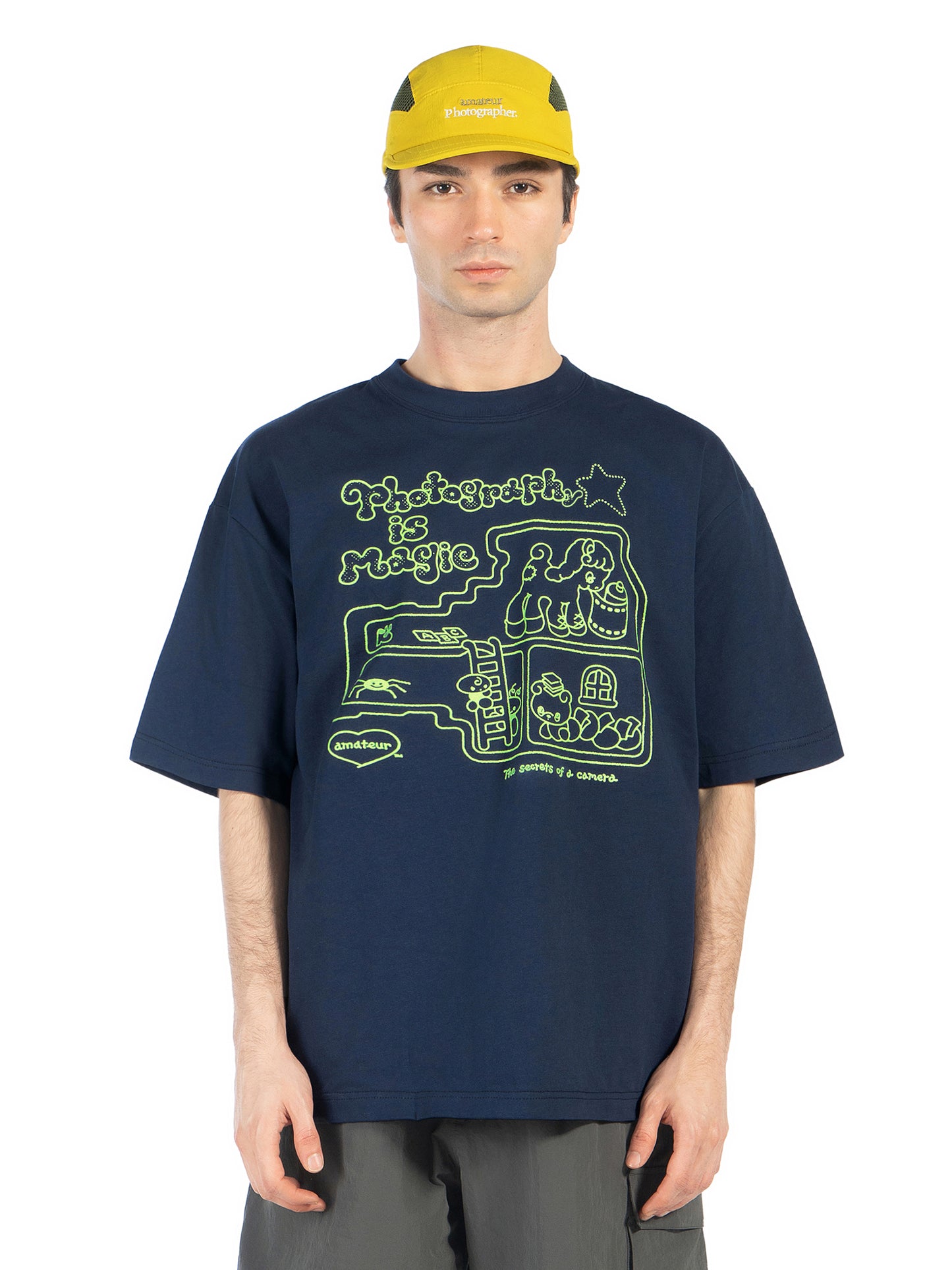 ancco Photography is Magic Short Sleeve T-shirt - Navy