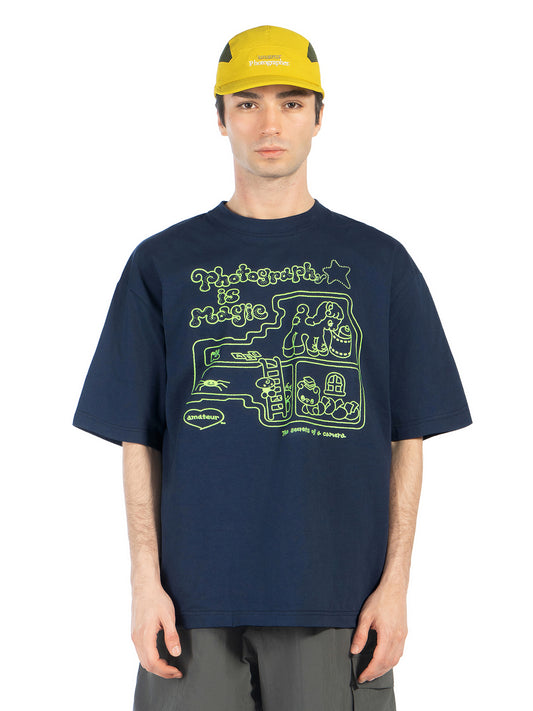ancco Photography is Magic Short Sleeve T-shirt - Navy
