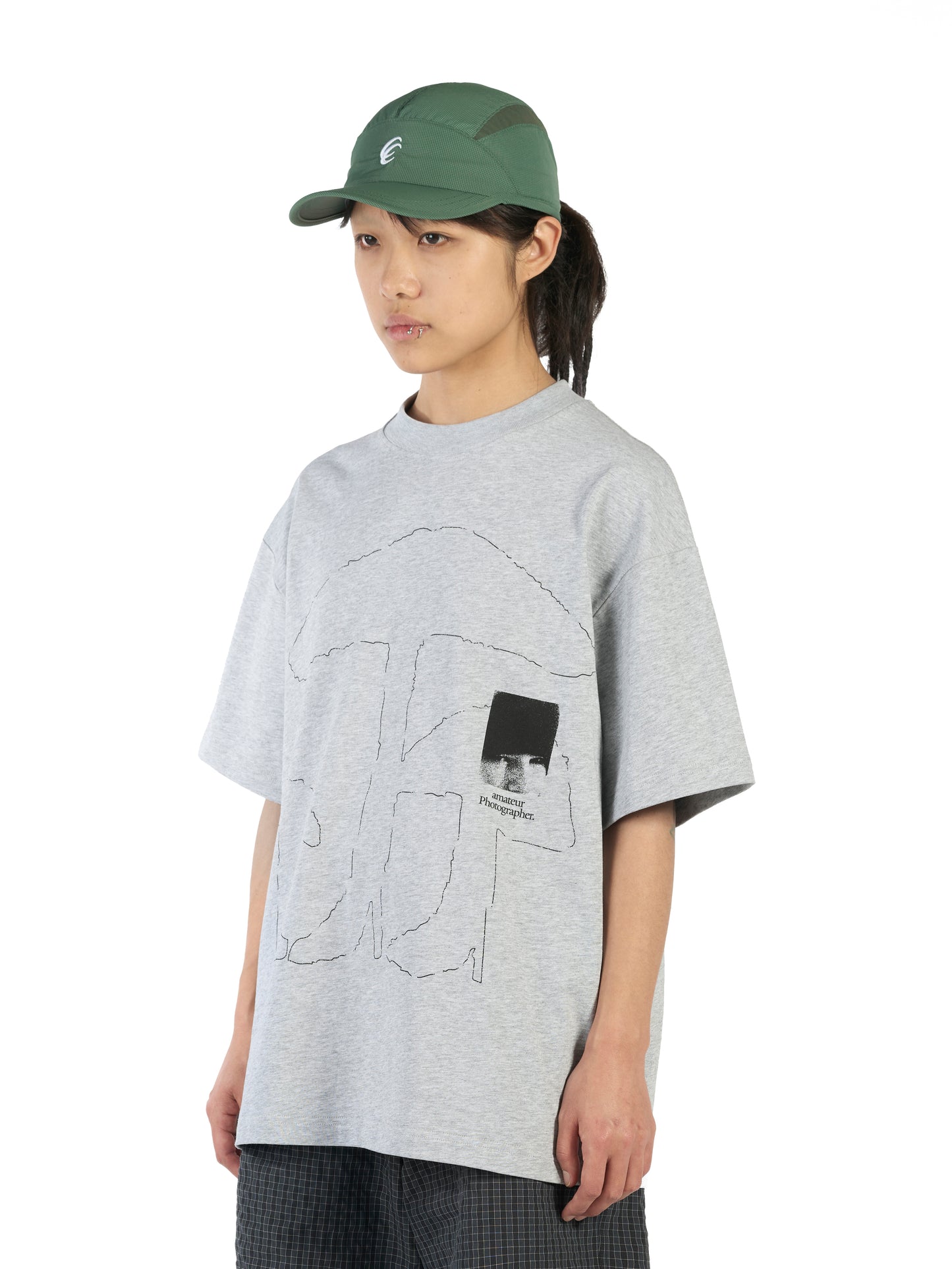 High Heel Mushroom T-shirt  - Grey