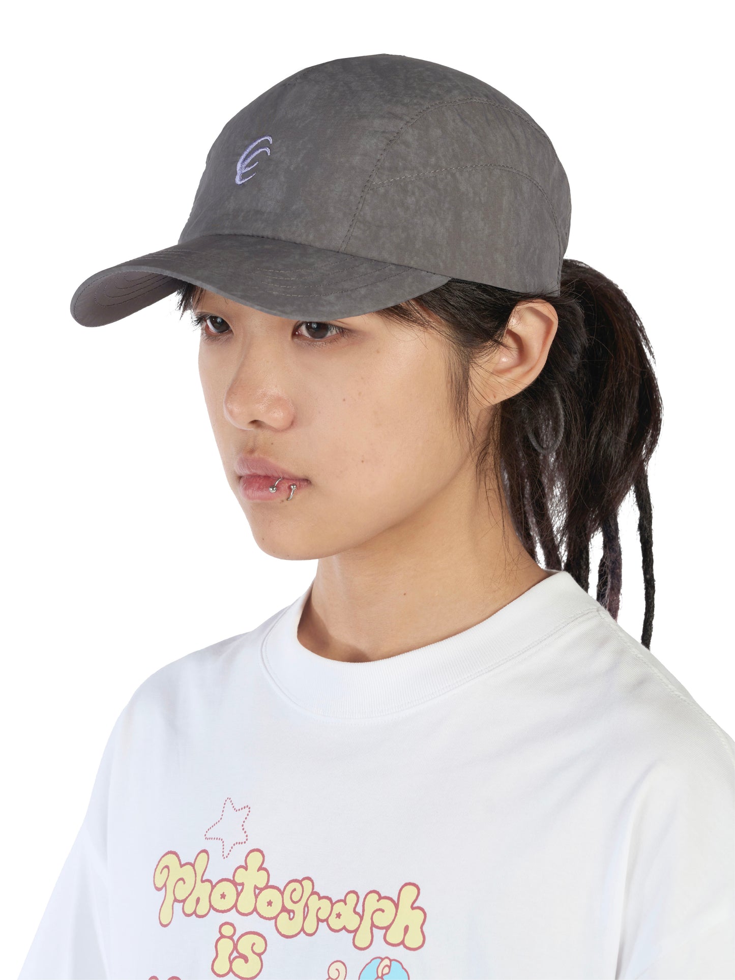 CC Nylon Paper Hat - Grey