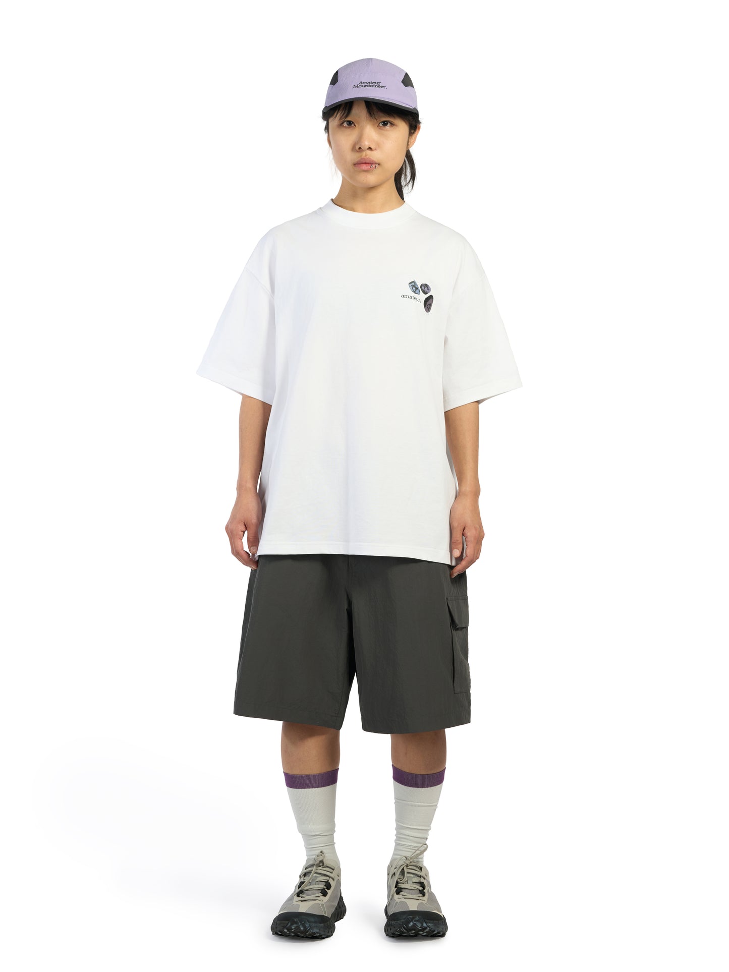 Spiral Stone T-shirt  - White
