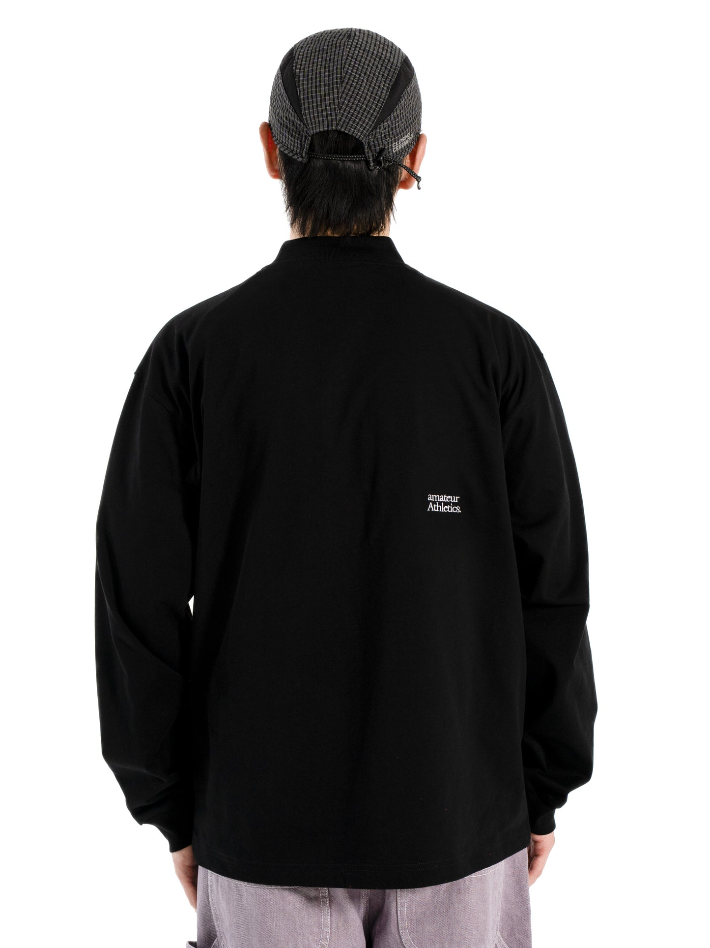 amateur Photographer Stand Collar Long Sleeve - Black