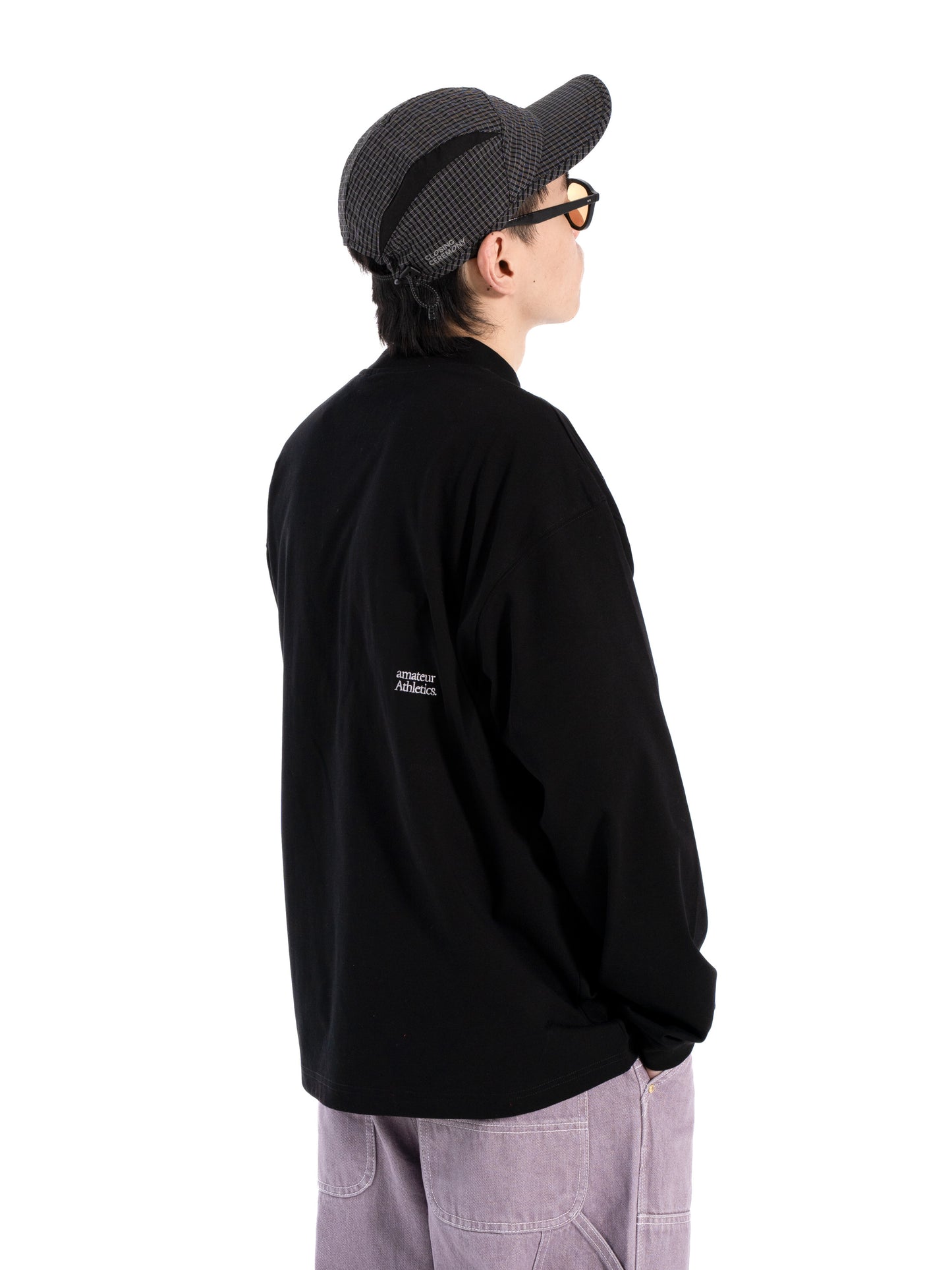 amateur Photographer Stand Collar Long Sleeve - Black