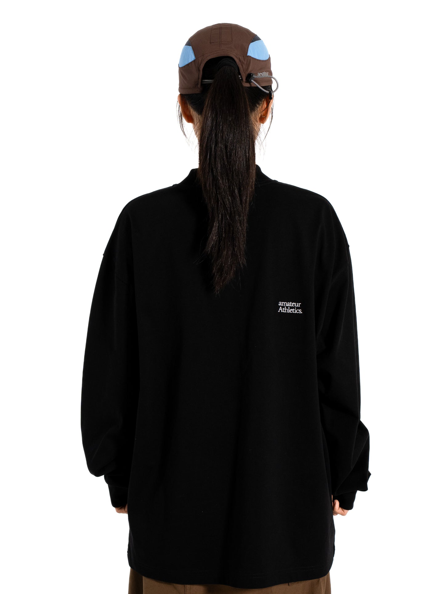 amateur Photographer Stand Collar Long Sleeve - Black
