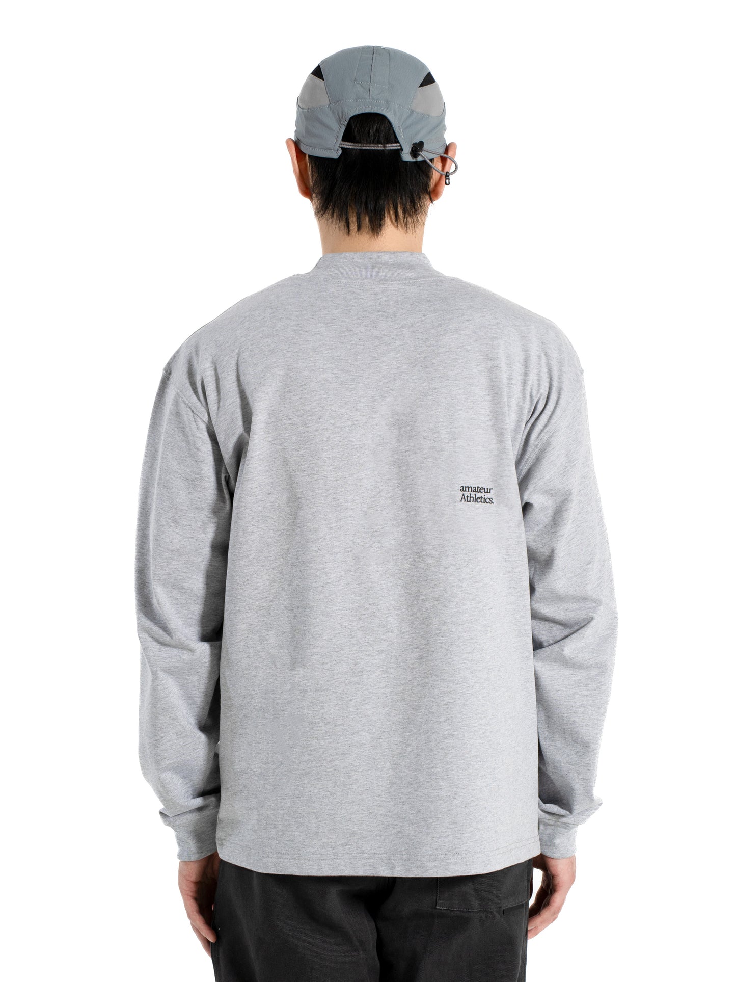 amateur Photographer Stand Collar Long Sleeve - Grey