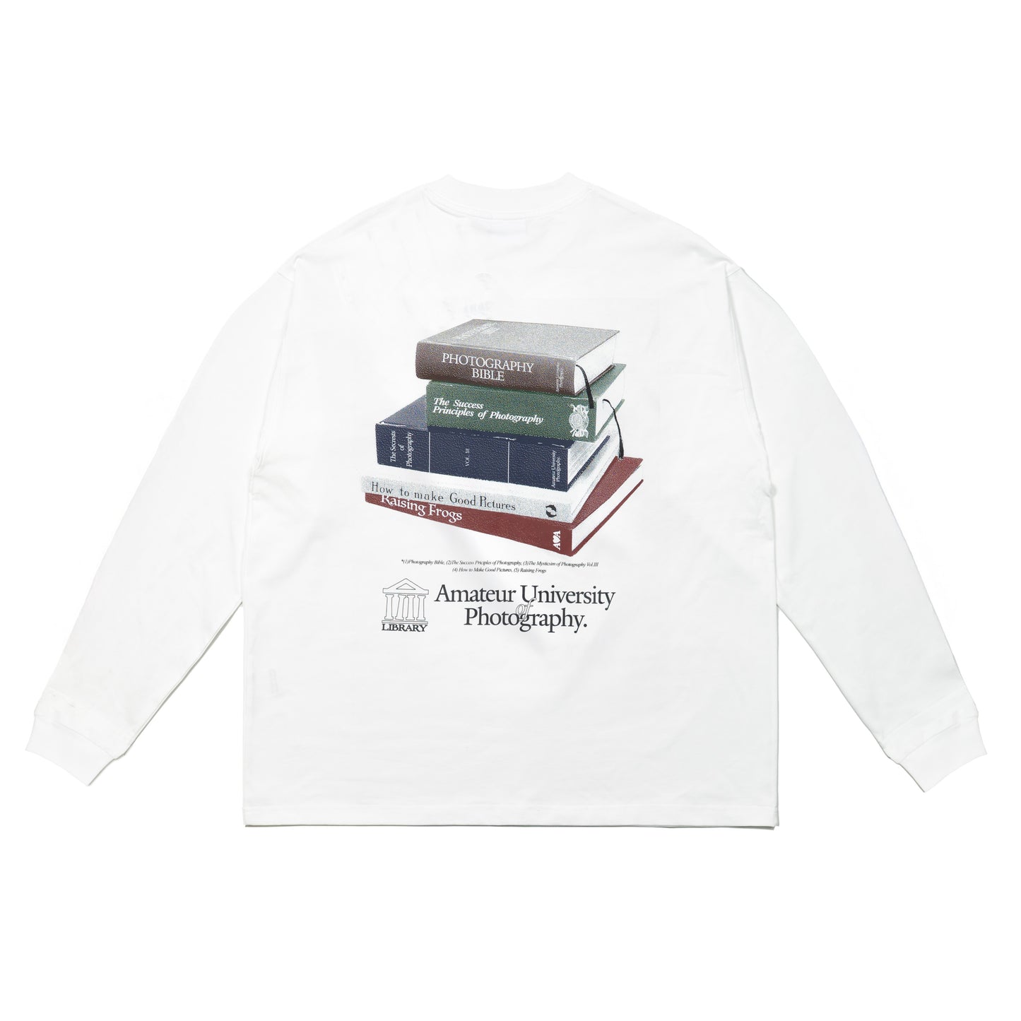 amateur Library Long Sleeve - White