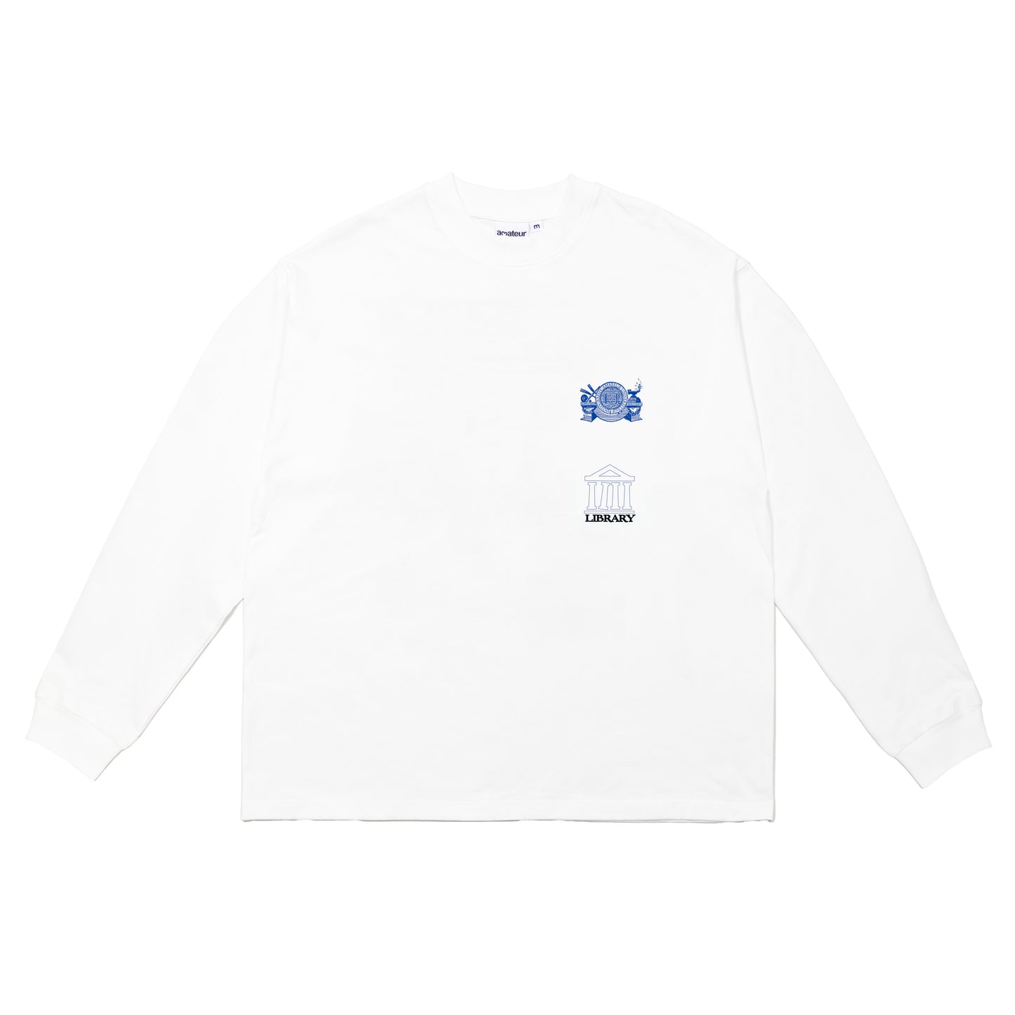amateur Library Long Sleeve - White