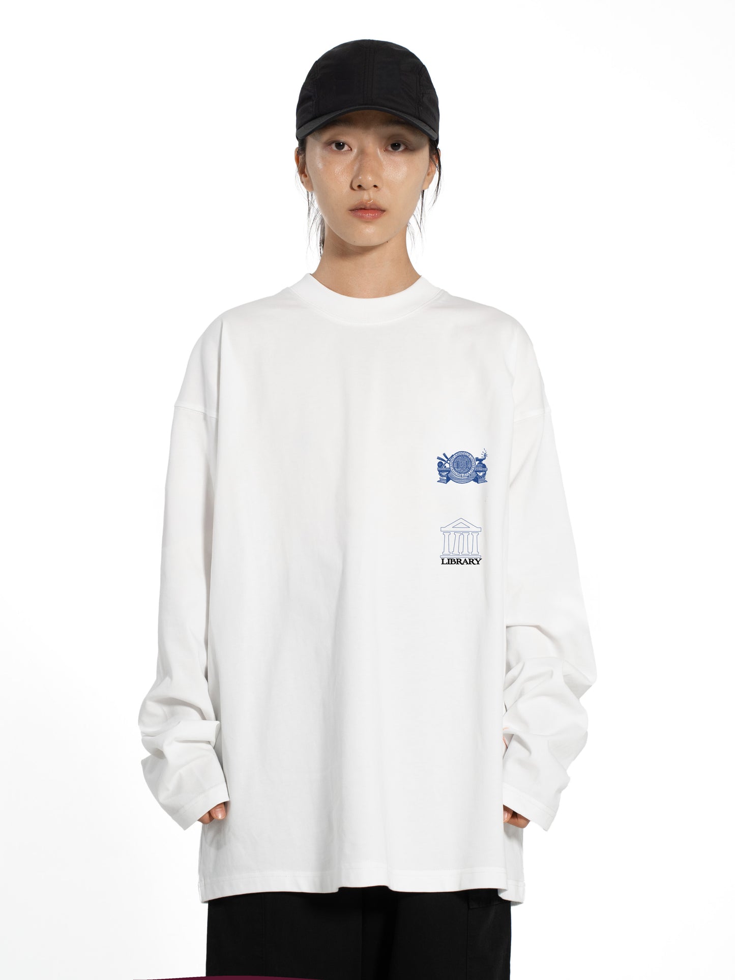 amateur Library Long Sleeve - White