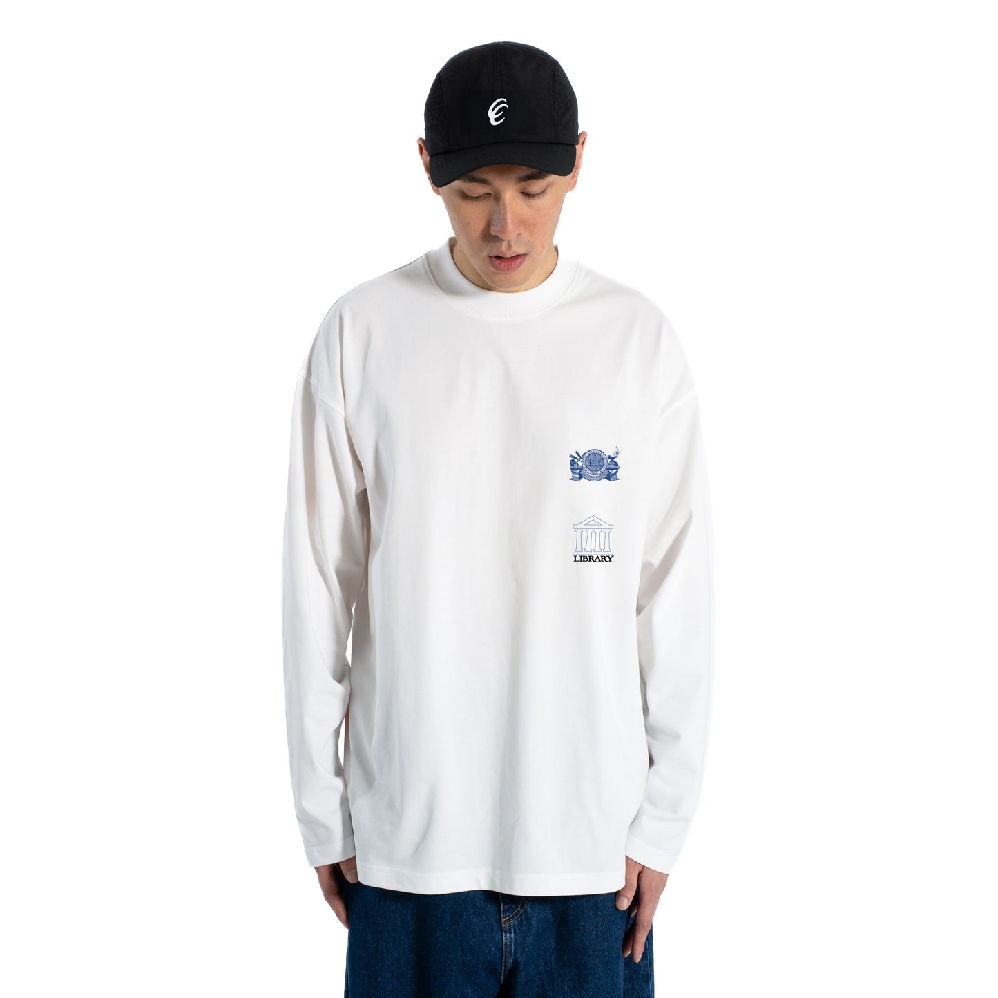 amateur Library Long Sleeve - White