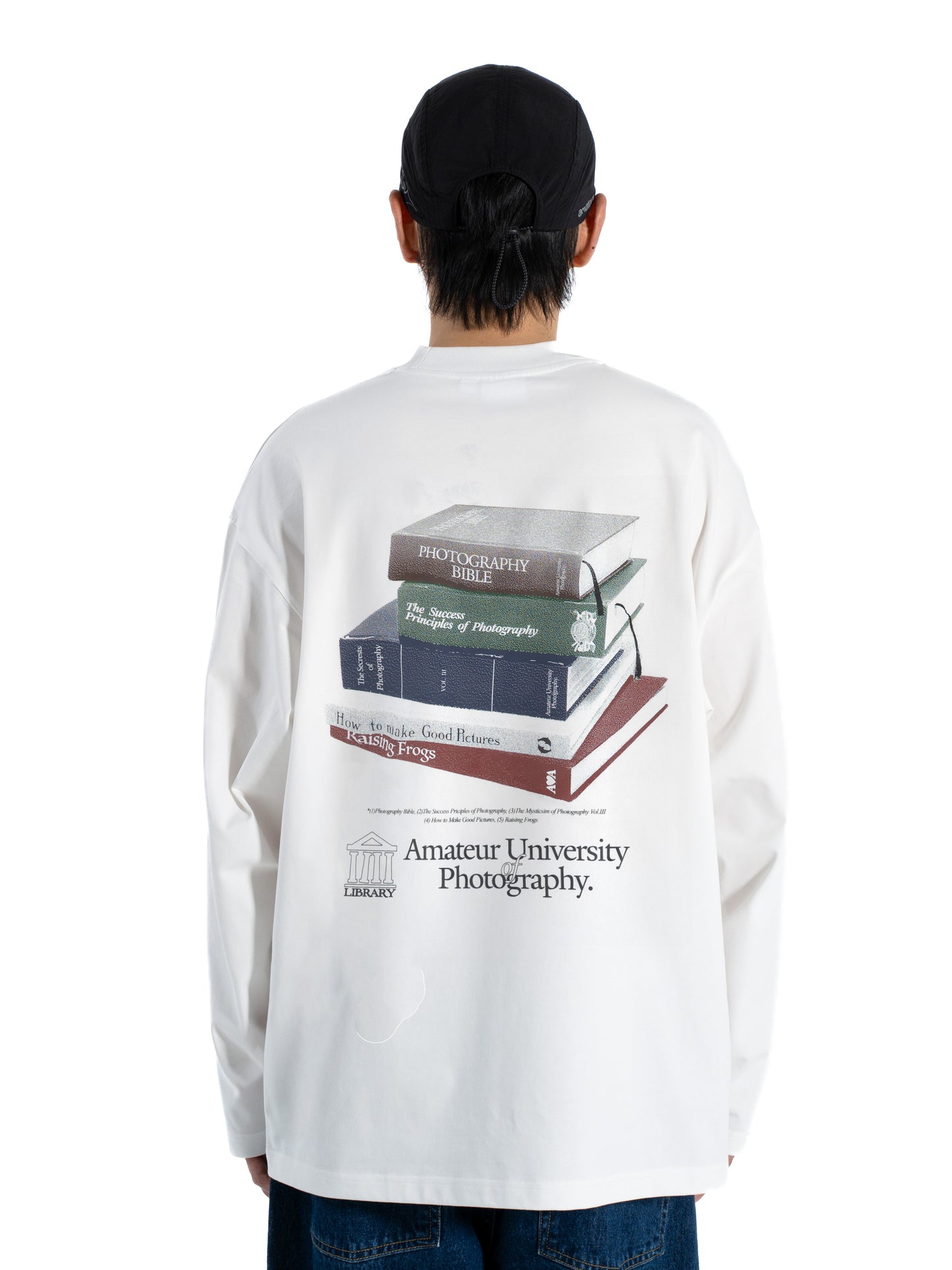 amateur Library Long Sleeve - White