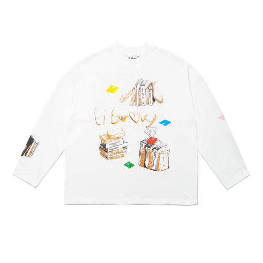 amateur Library Bread Long Sleeve - White