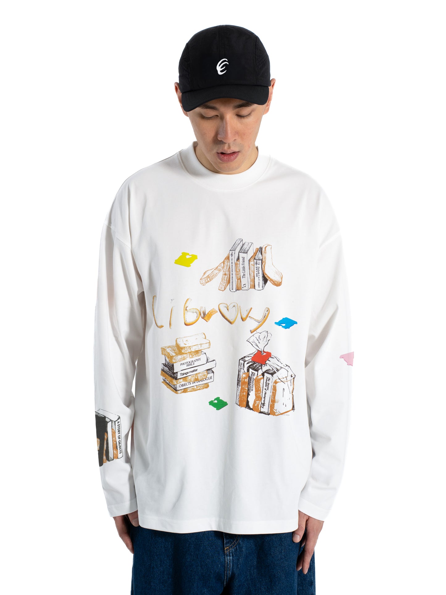 amateur Library Bread Long Sleeve - White
