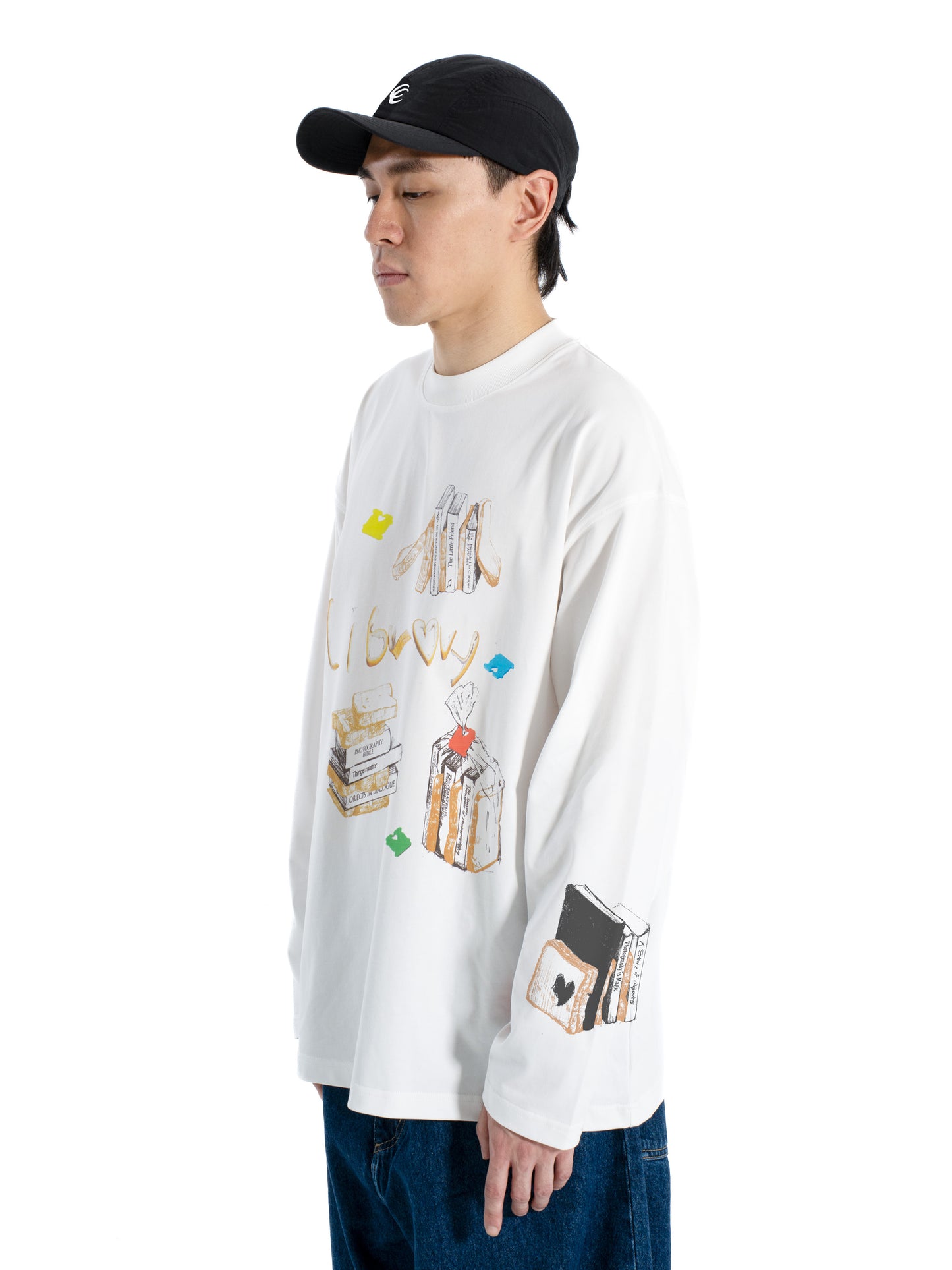 amateur Library Bread Long Sleeve - White