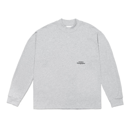 amateur Photographer Stand Collar Long Sleeve - Grey