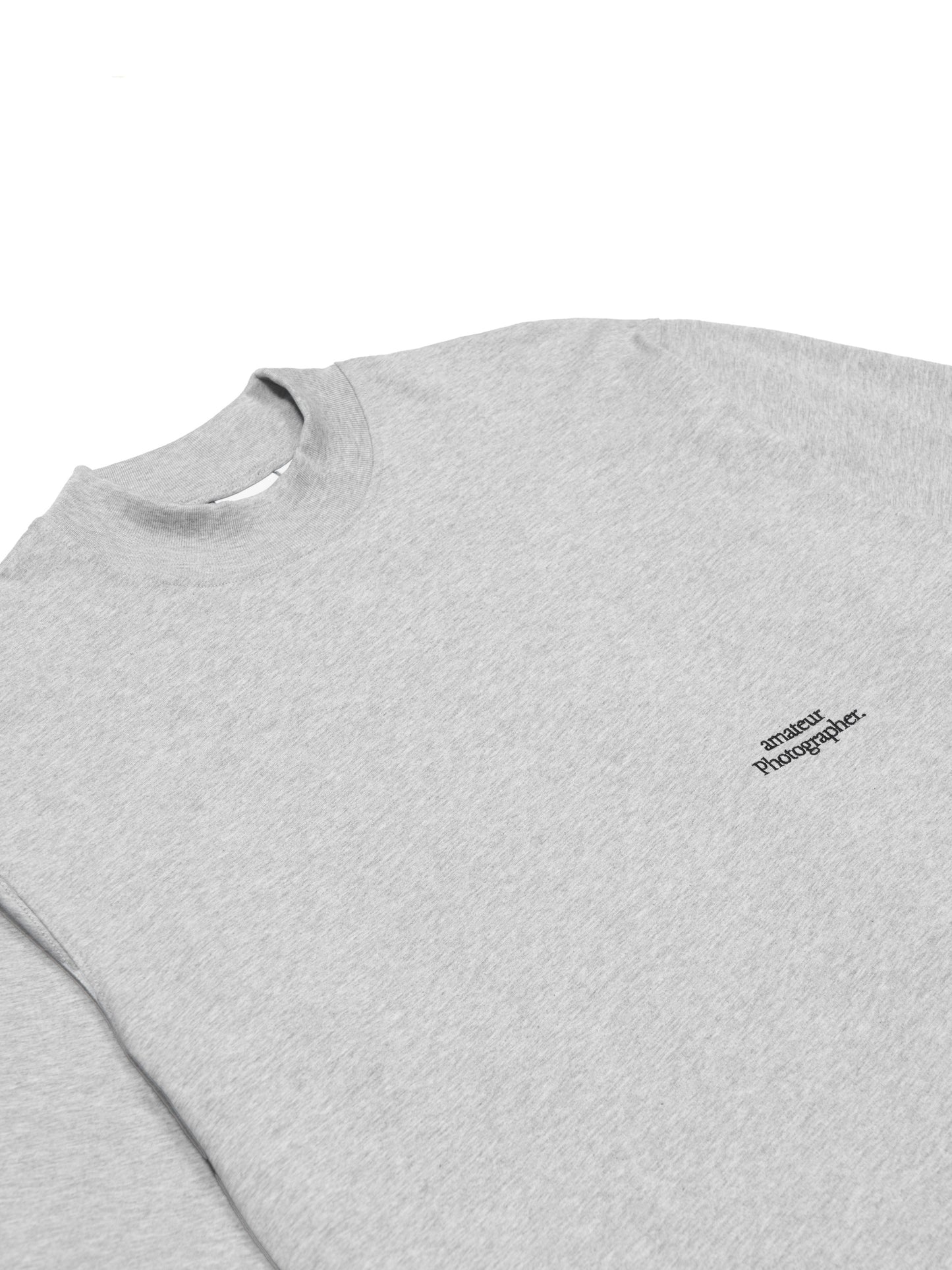 amateur Photographer Stand Collar Long Sleeve - Grey