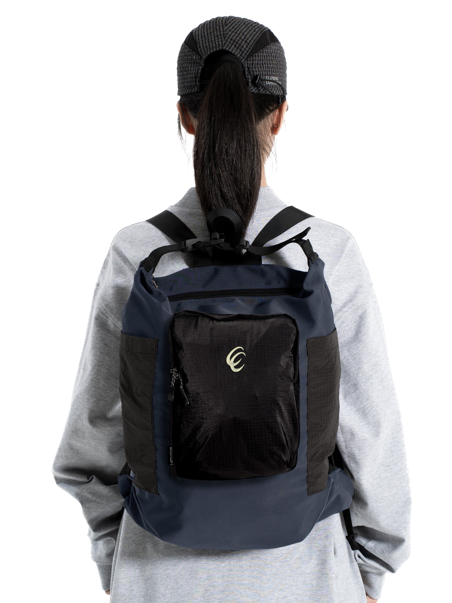 CC Nylon Waterproof Backpack - Blue