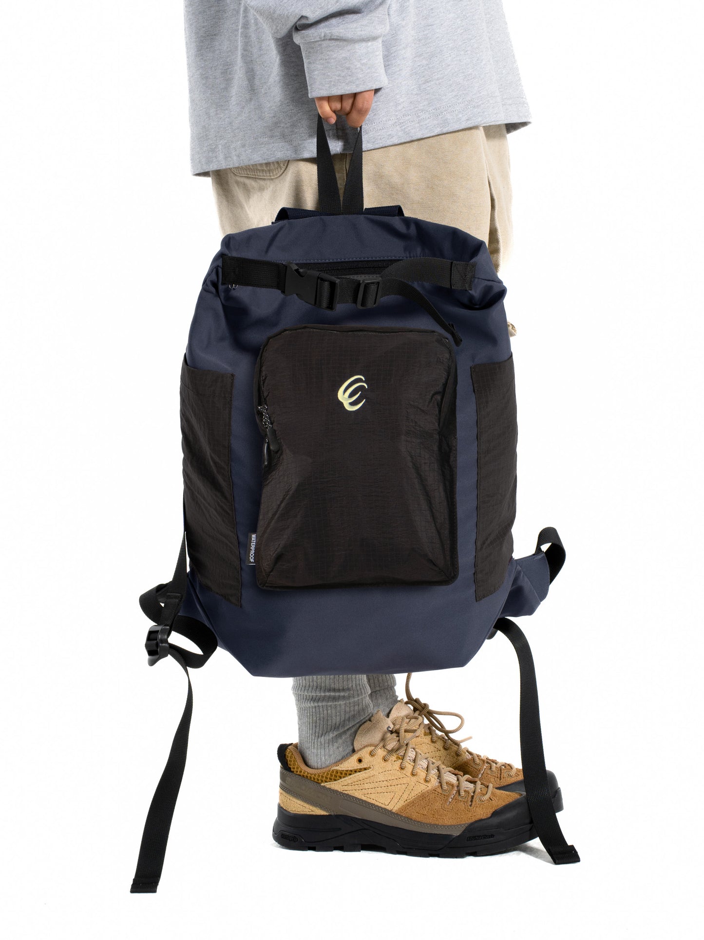 CC Nylon Waterproof Backpack - Blue