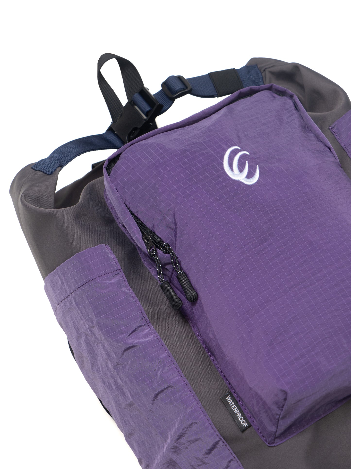 CC Nylon Waterproof Backpack - Violet