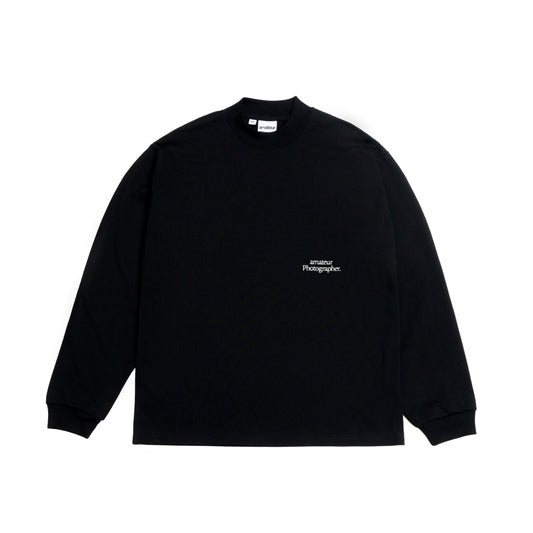 amateur Photographer Stand Collar Long Sleeve - Black