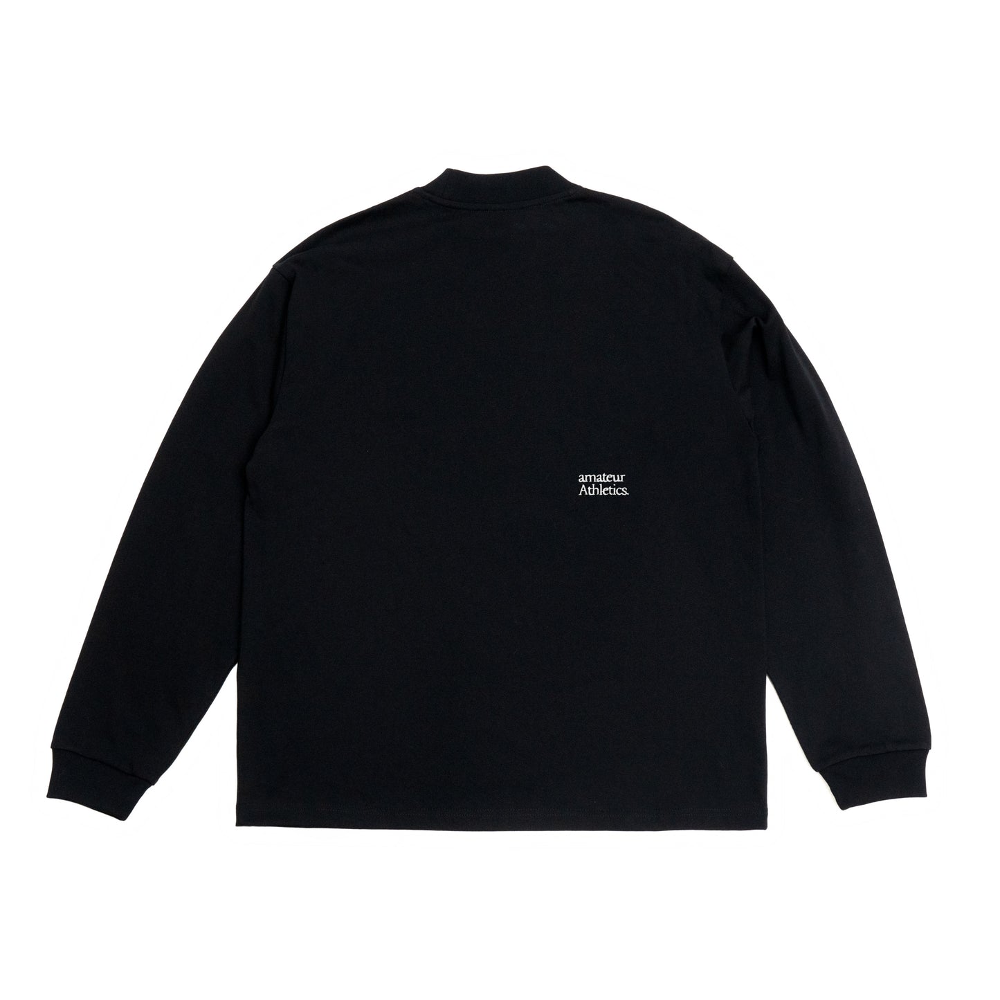 amateur Photographer Stand Collar Long Sleeve - Black