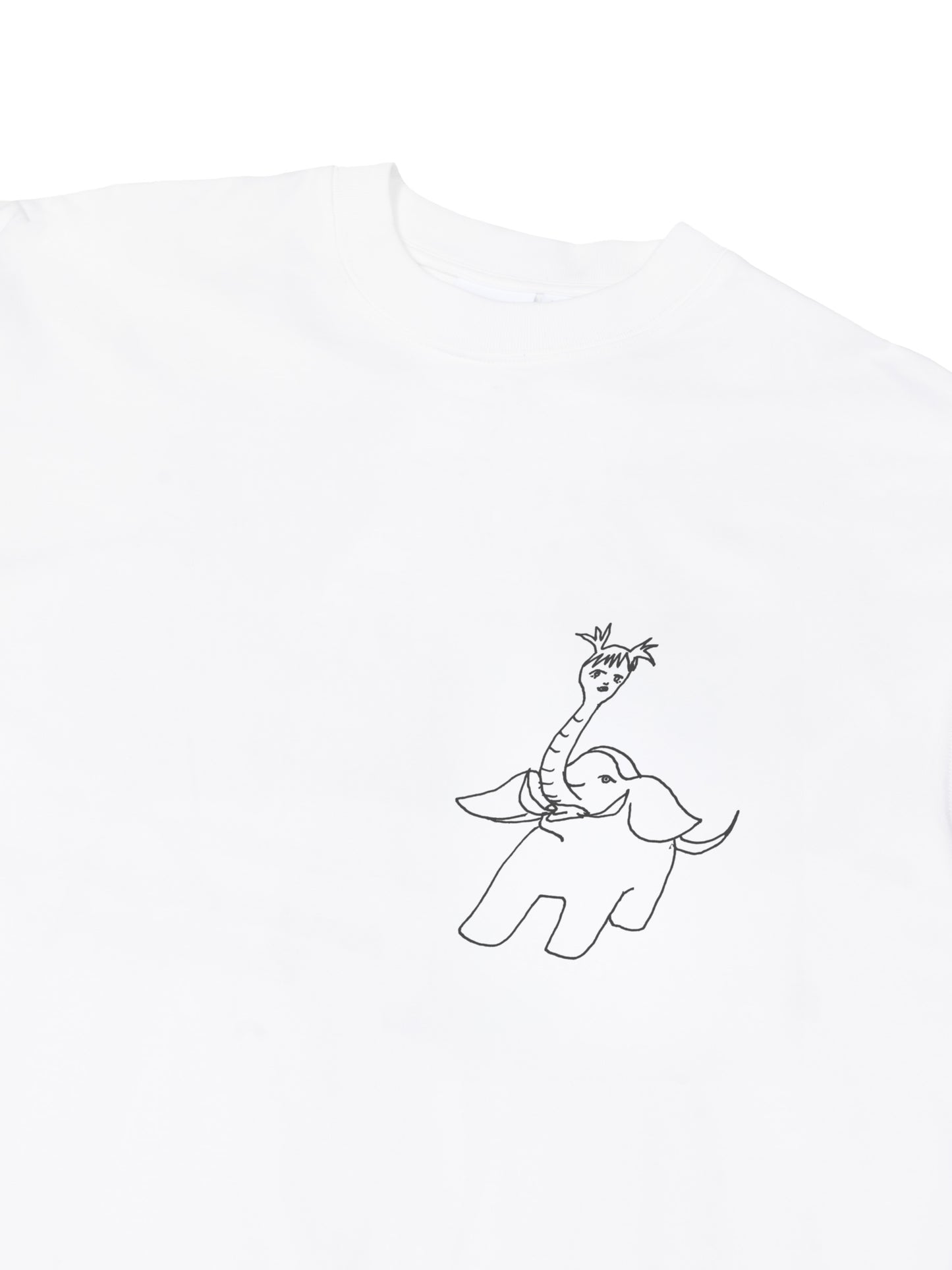 Same Paper x Wen Jun "Chouchou Lake" Long Sleeve White